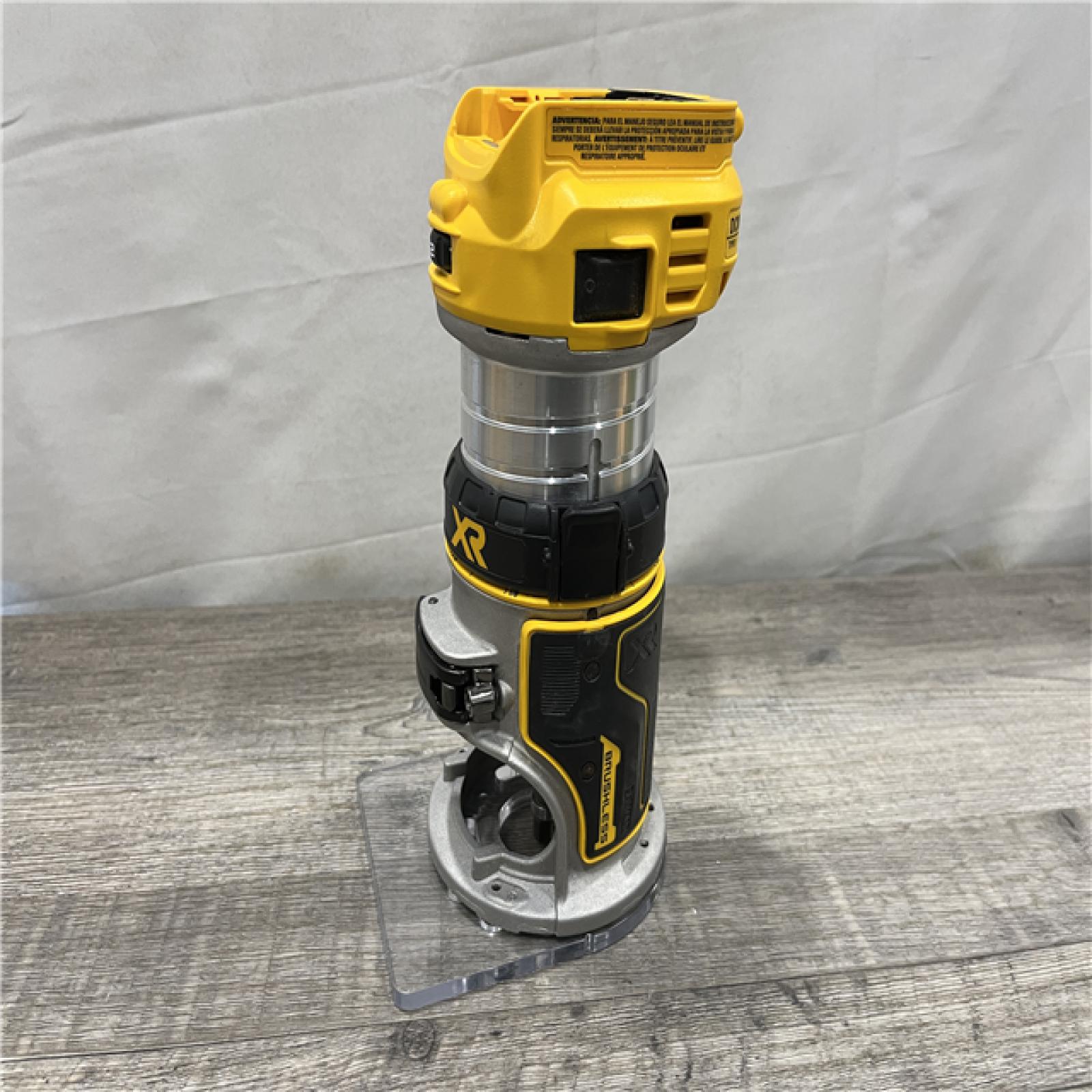 AS-IS DEWALT 20V MAX XR Cordless Brushless Fixed Base Compact Router (Tool Only)