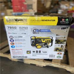 DALLAS LOCATION - Champion Power Equipment 7850/6250-Watt Recoil Start Gasoline and Propane Powered Dual Fuel Portable Generator with CO Shield