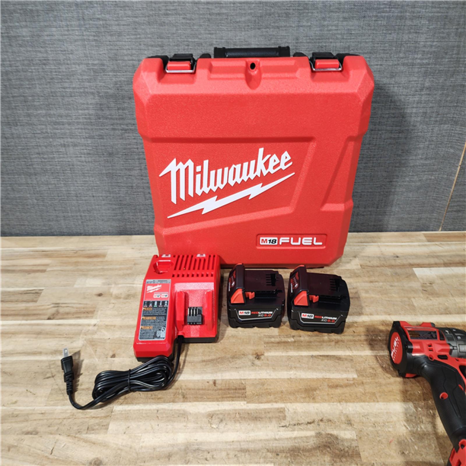 HOUSTON LOCATION - AS - IS Milwaukee FUEL 18V Lithium-Ion Brushless Cordless 1/2 in. Hammer Drill Driver Kit
