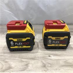 AS-IS DEWALT FLEXVOLT 20-Volt/60-Volt MAX Lithium-Ion 6.0Ah Battery Pack (2-Pack)