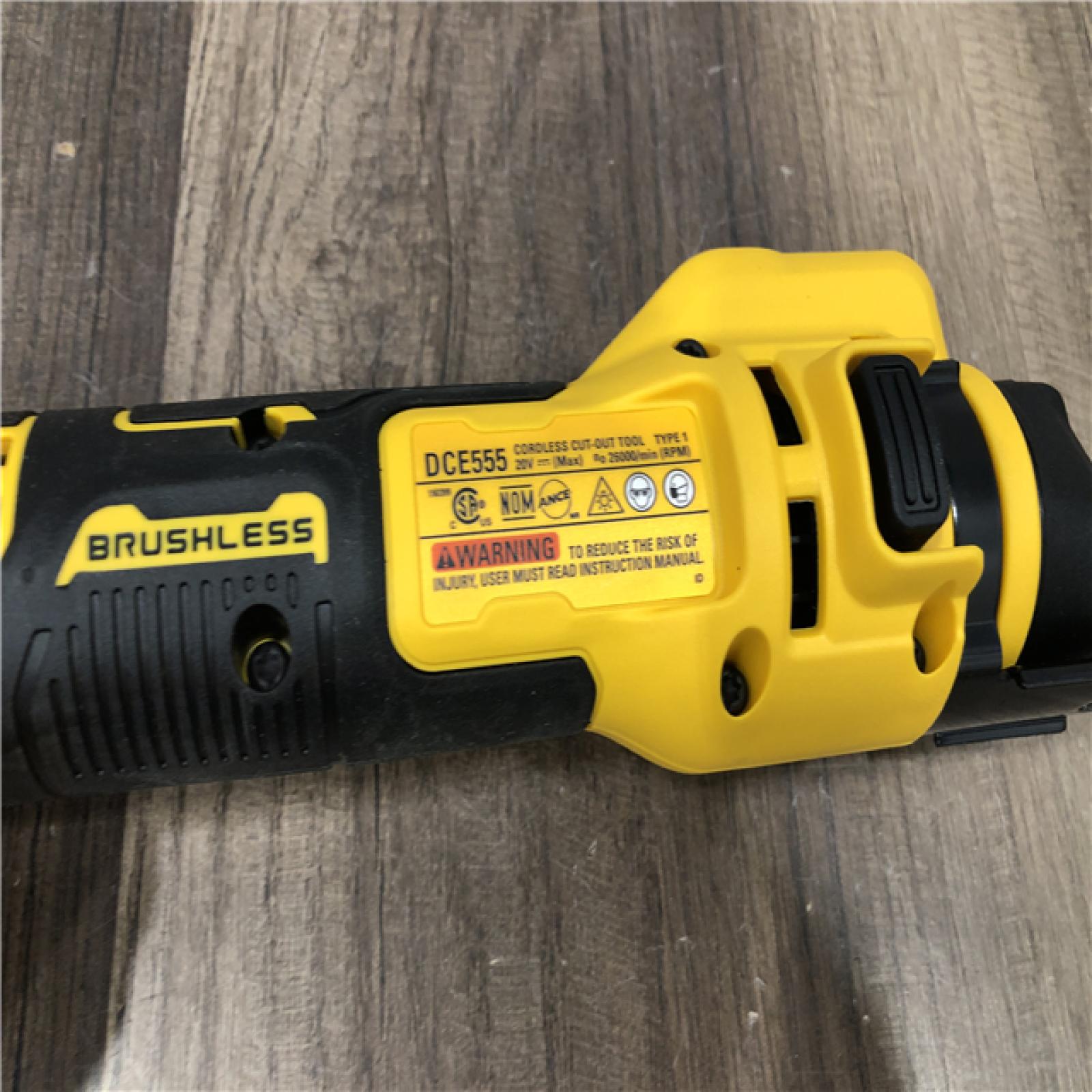 AS-IS DEWALT XR 20V Lithium-Ion Cordless Rotary Drywall Cut-Out Tool (Tool Only)