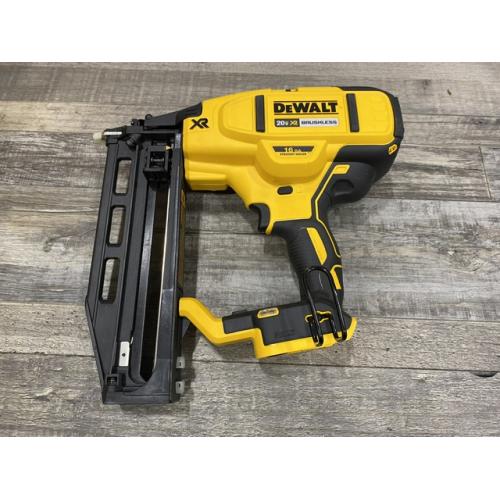 AS-IS DEWALT 20V MAX XR 16-Gauge Lithium-Ion Cordless Finish Nailer (Tool Only)