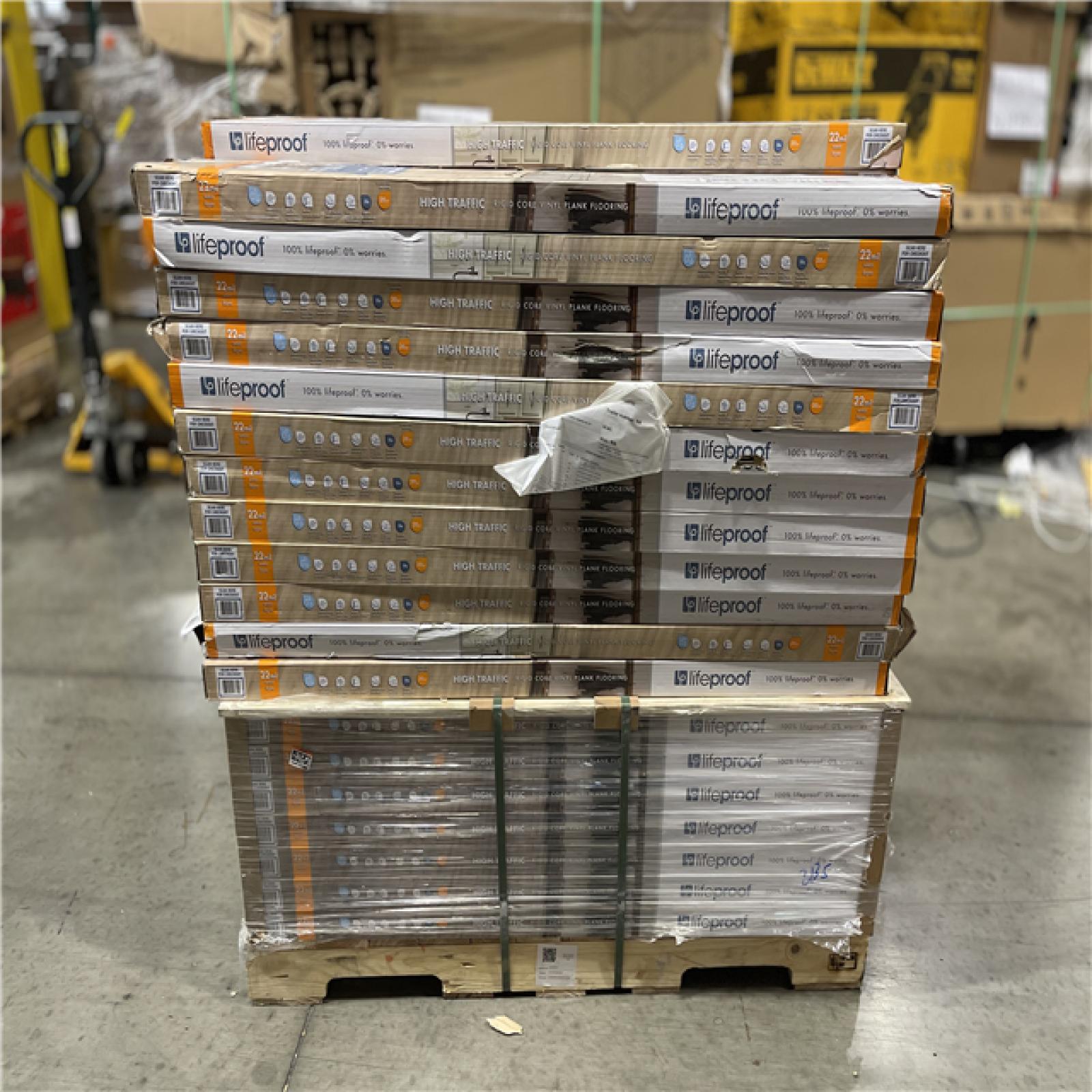 DALLAS LOCATION - AS-IS Lifeproof Dusk Cherry 22 MIL x 8.7 in. W x 48 in. L Click Lock Vinyl Flooring PALLET (78 UNITS)