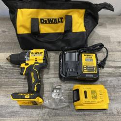 AS-IS DEWALT Atomic 20V Lithium-Ion Cordless Compact 1/2 in. Drill/Driver Kit