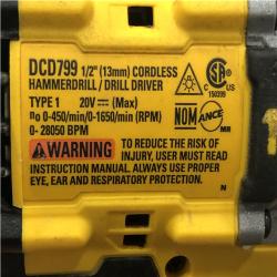 AS-IS DEWALT ATOMIC 20V Lithium-Ion Cordless 1/2 in. Hammer Drill Kit