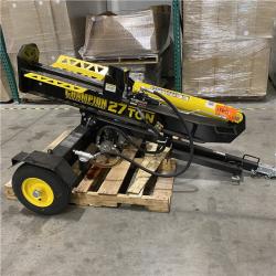Dallas Location - As-Is Shop Champion Power Equipment 27 Ton Gas Wood Log Splitter