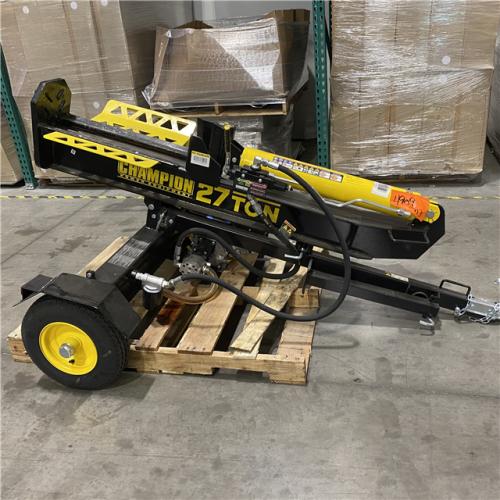 Dallas Location - As-Is Shop Champion Power Equipment 27 Ton Gas Wood Log Splitter