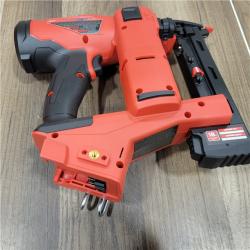 AS-IS MILWAUKEE M18 FUEL 18-Volt Lithium-Ion Brushless Cordless 18-Gauge 1/4 in. Narrow Crown Stapler (Tool-Only)