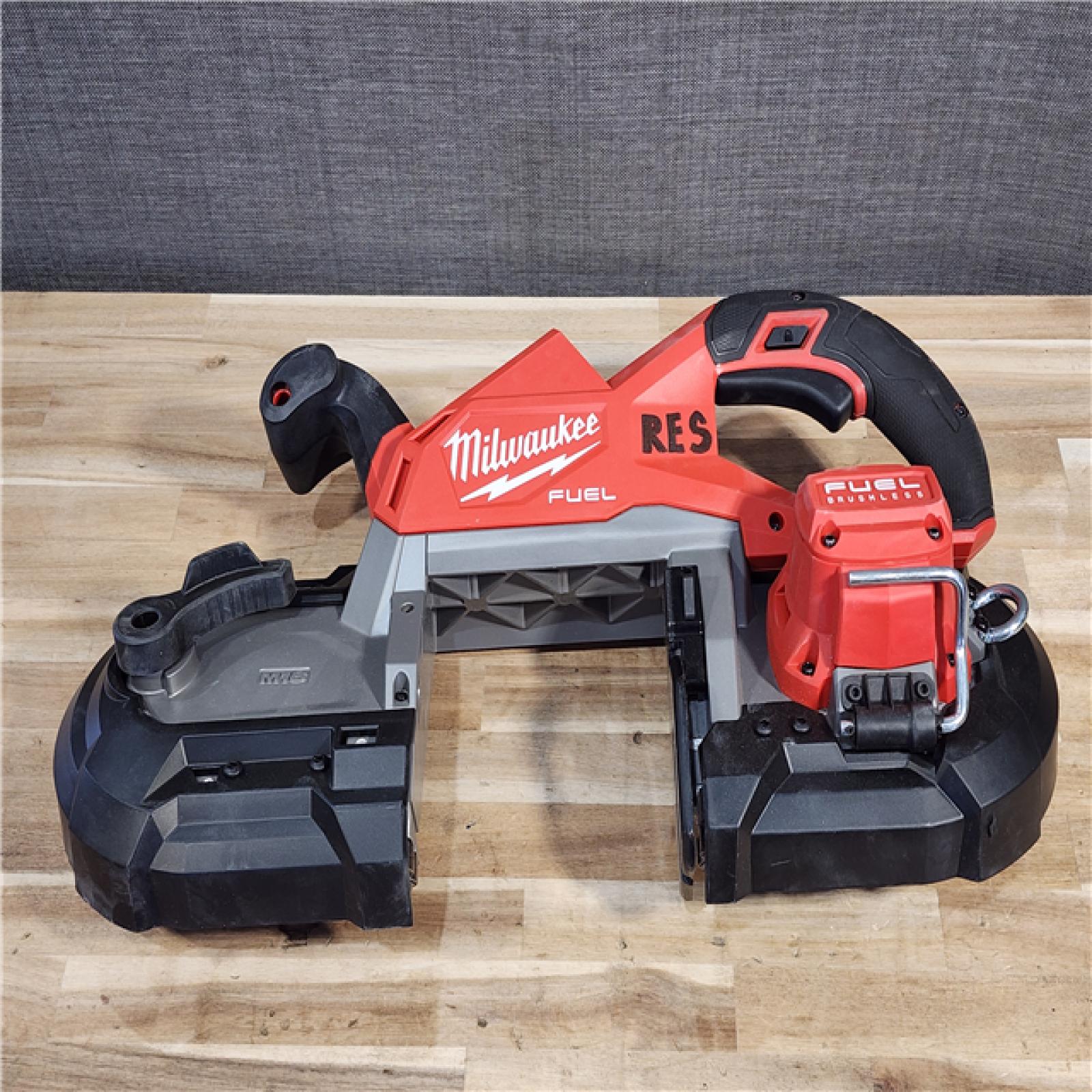 HOUSTON LOCATION - AS-IS Milwaukee  FUEL 18V Lithium-Ion Brushless Cordless Deep Cut Band Saw (Tool-Only)