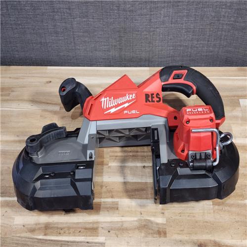 HOUSTON LOCATION - AS-IS Milwaukee  FUEL 18V Lithium-Ion Brushless Cordless Deep Cut Band Saw (Tool-Only)