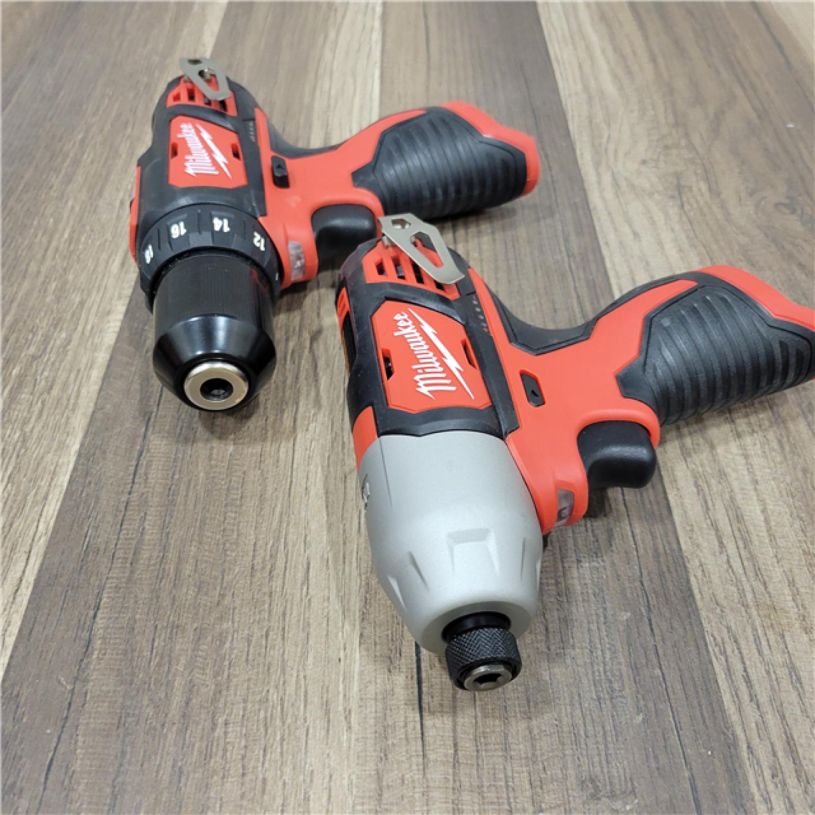 AS-IS Milwaukee M12 FUEL SURGE 12V Lithium-Ion Brushless Cordless 1/4 in. Hex Impact Driver Compact Kit W/Two 1.0Ah Batteries, Bag