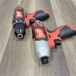 AS-IS Milwaukee M12 FUEL SURGE 12V Lithium-Ion Brushless Cordless 1/4 in. Hex Impact Driver Compact Kit W/Two 1.0Ah Batteries, Bag