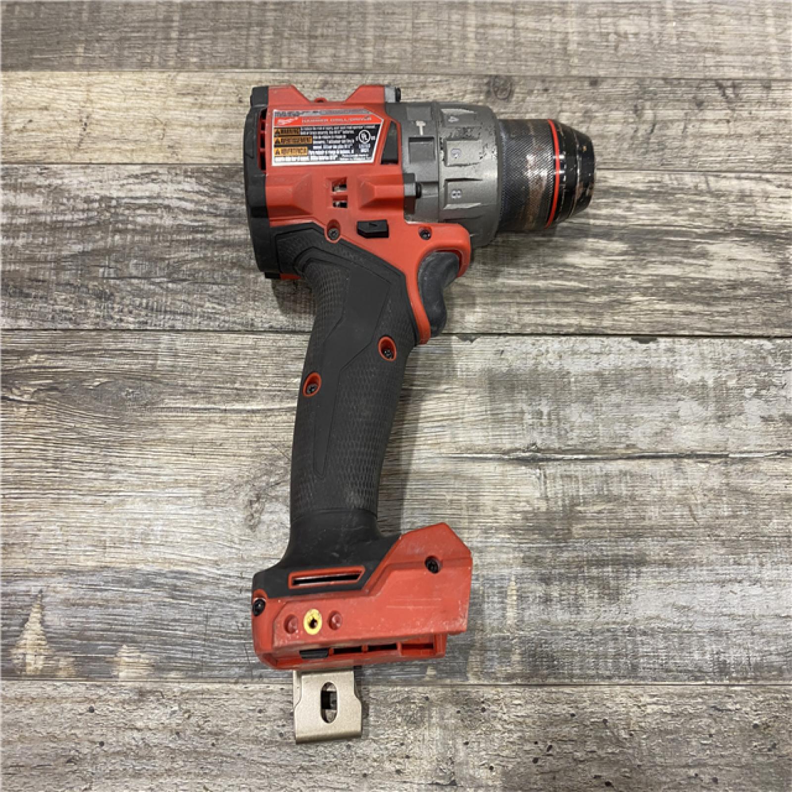AS-IS Milwaukee FUEL 18V Lithium-Ion Brushless Cordless 1/2 in. Hammer Drill/Driver (Tool-Only)