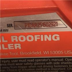 AS-IS Milwaukee FUEL 18-Volt Lithium-Ion Brushless Cordless Coil Roofing Nailer (Tool Only)