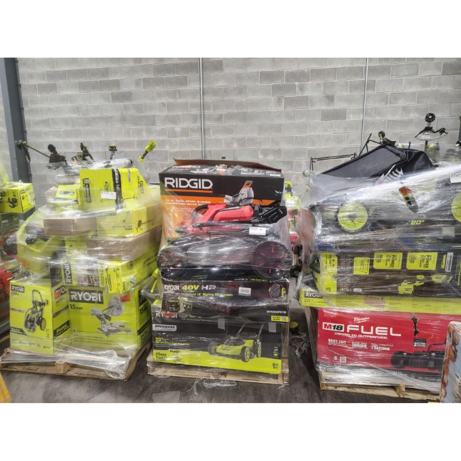 Pittston Location As-Is Power Tools Partial Truckload (13 Pallets) 8305-B