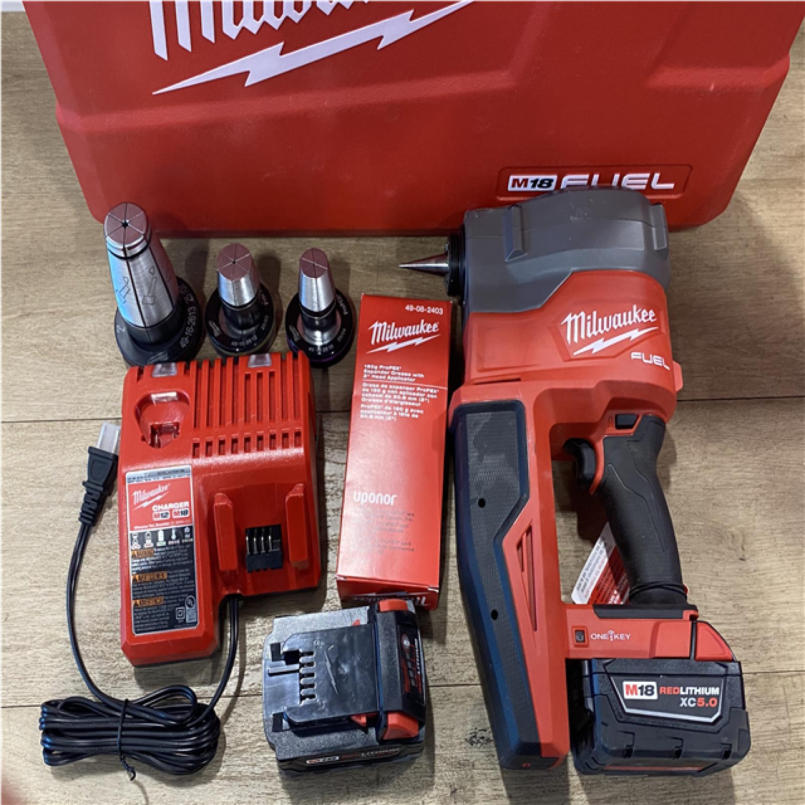 AS-IS Milwaukee Fuel 18-Volt Lithium-Ion Brushless Cordless 1/2 in. - 2 in. Expansion Tool Kit