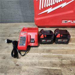 HOUSTON LOCATION - AS-IS MILWAUKEE FUEL 18V Lithium-Ion Brushless Cordless Hammer Drill and Impact Driver Combo Kit