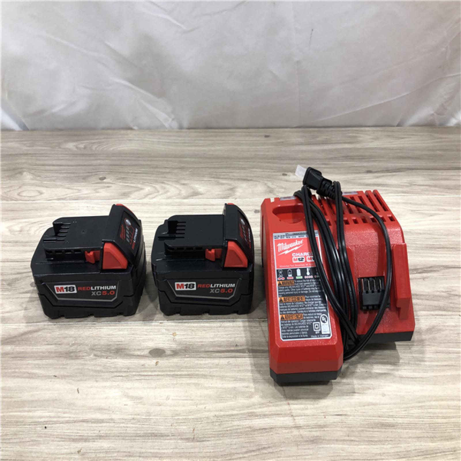 AS-IS Milwaukee 18-Volt Lithium-Ion XC Starter Kit