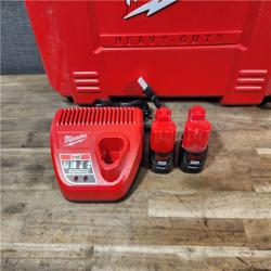HOUSTON LOCATION - AS-IS M12 12-Volt Lithium-Ion Force Logic Cordless Press Tool Kit (3 Jaws Included) with Two 1.5 Ah Battery and Hard Case