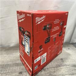 NEW - Milwaukee 18V Lithium-Ion Cordless Drill Driver/Impact Driver Combo Kit