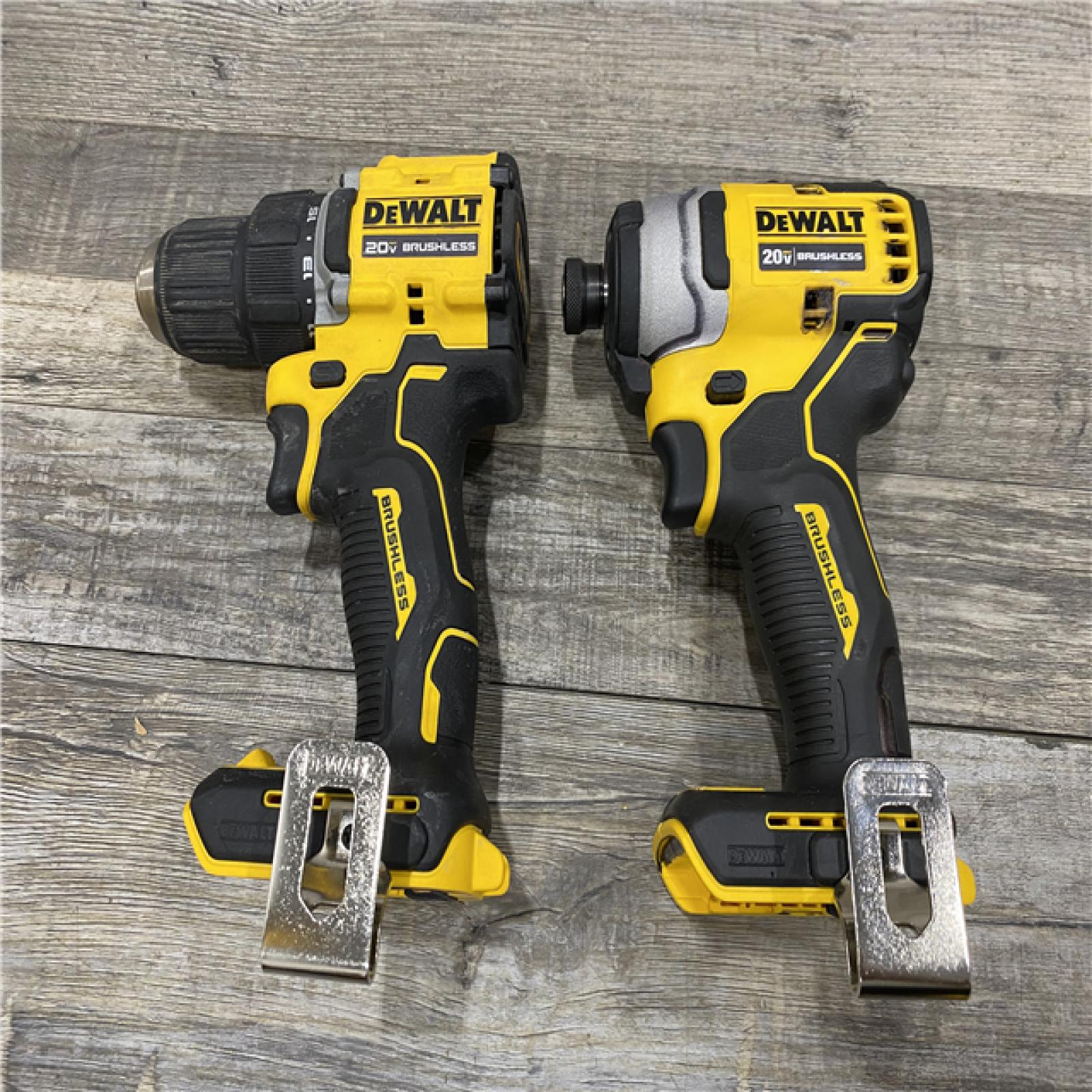 AS-IS DEWALT ATOMIC 20-Volt MAX Lithium-Ion Cordless Combo Kit