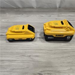 LIKE NEW! - DEWALT 20V MAX Lithium-Ion 6.0Ah and 4.0Ah Battery and Charger Starter Kit