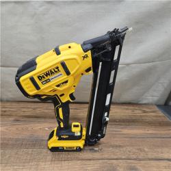 AS-IS DeWalt 20V MAX XR 15 Ga. Cordless 34 Deg Nailer Kit (Battery & Charger) 20 V