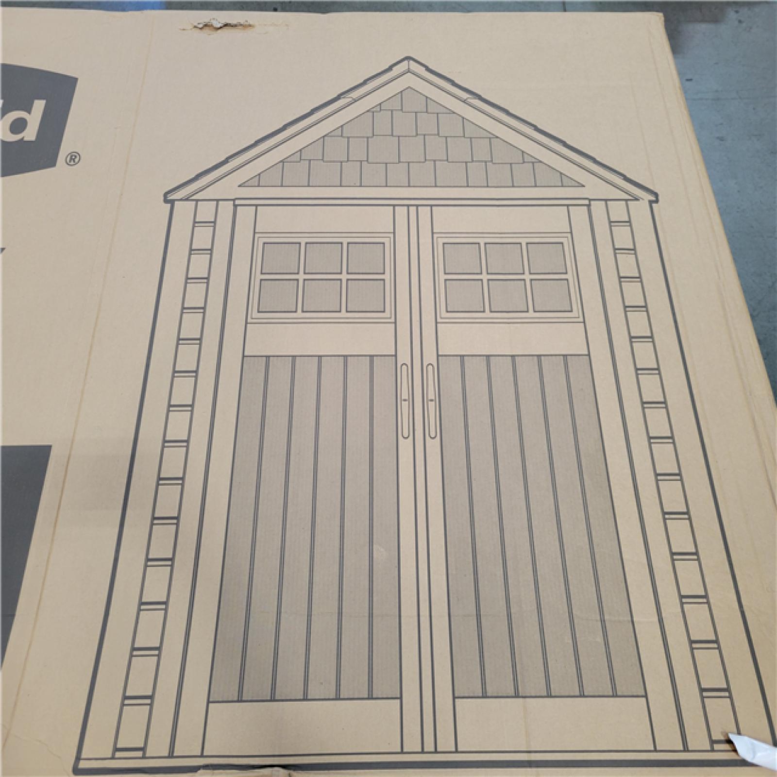 CALIFORNIA AS-IS RUBBERMAID BIG MAX SHED