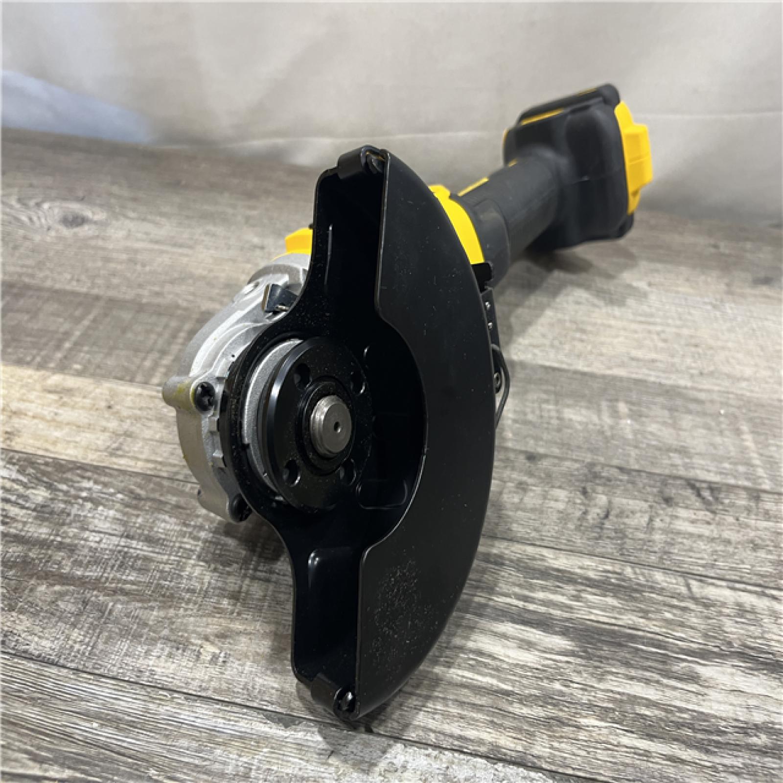 AS-IS DEWALT 20-Volt MAX Cordless Brushless 4-1/2 in. Angle Grinder with Slide Switch (Tool Only)