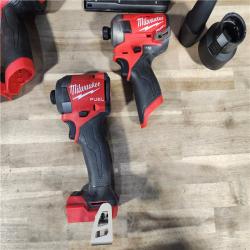HOUSTON LOCATION - AS-IS MILWAUKEE 4 TOOL COMBO