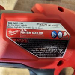 HOUSTON LOCATION - AS-IS Milwaukee FUEL 18-Volt Lithium-Ion Brushless Cordless Gen II 16-Gauge Angled Finish Nailer (Tool-Only)