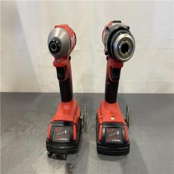 AS-IS - Milwaukee M18 18V Lithium-Ion Brushless Cordless Compact Drill/Impact Combo Kit