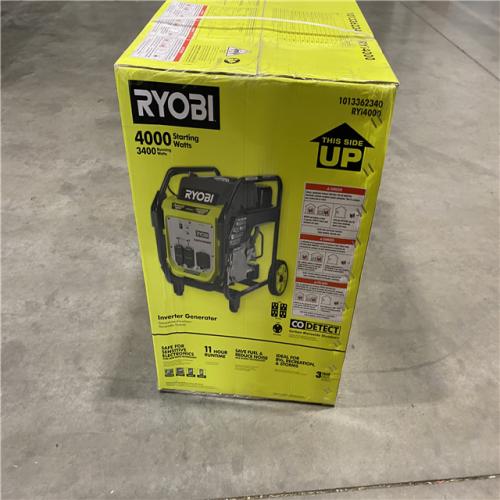 Dallas Location - NEW- RYOBI 4000-Watt Gasoline Powered Digital Inverter Generator