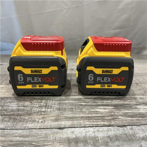 AS-IS DEWALT FLEXVOLT 20V/60V MAX Lithium-Ion 6.0Ah Battery Pack (2 Pack)