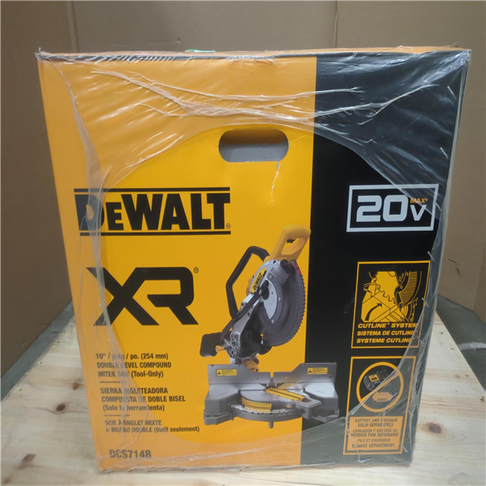 CALIFORNIA NEW DEWALT XR 20V DOUBLE BEVEL COMPOUND