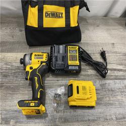 AS-IS DEWALT Atomic 20V Max Lithium-Ion Brushless Cordless Compact 1/4 in. Impact Driver Kit
