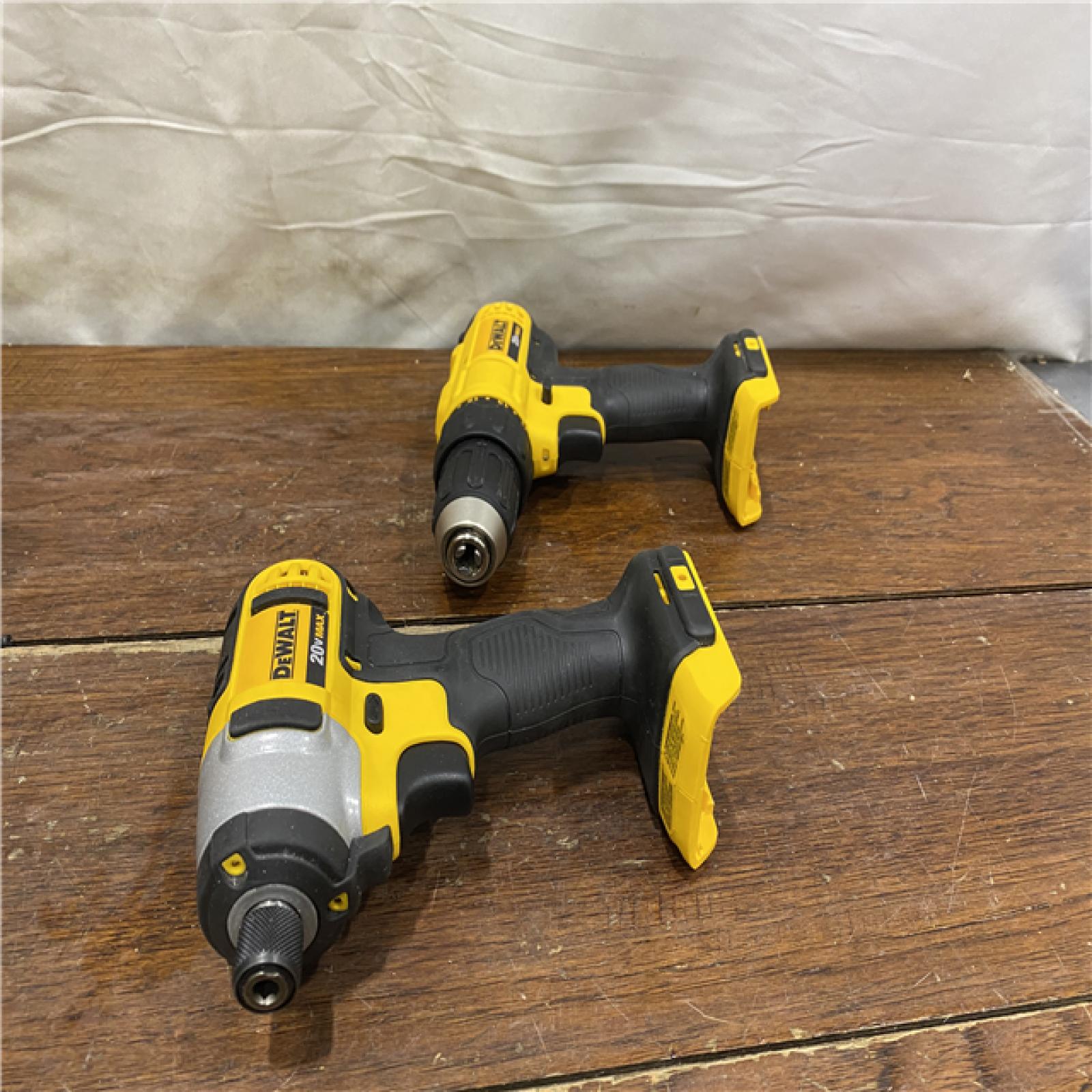 AS-IS DeWALTA® 20V MAX Cordless Drill Driver/Impact Driver Combo Kit 1.3 Ah Lithium Ion
