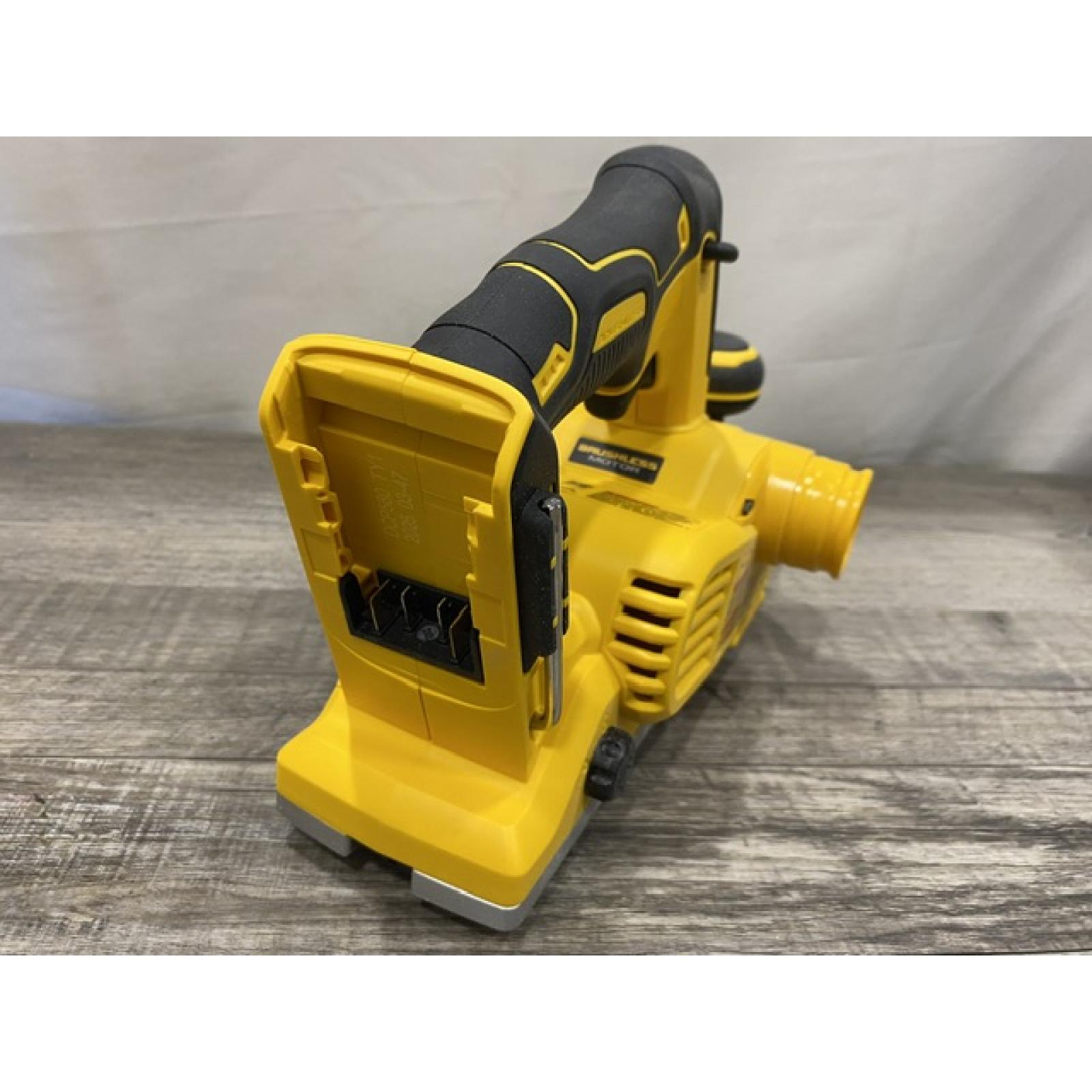 AS-IS DEWALT 20V MAX XR Cordless Brushless 3-1/4 in. Planer (Tool Only)