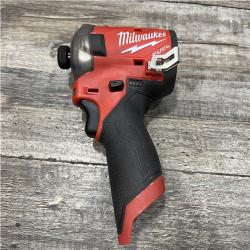 AS-IS Milwaukee FUEL SURGE 12V Lithium-Ion Brushless Cordless 1/4 in. Hex Impact Driver Compact Kit