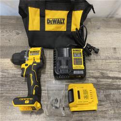 AS-IS DEWALT Atomic 20V Lithium-Ion Cordless Compact 1/2 in. Drill/Driver Kit