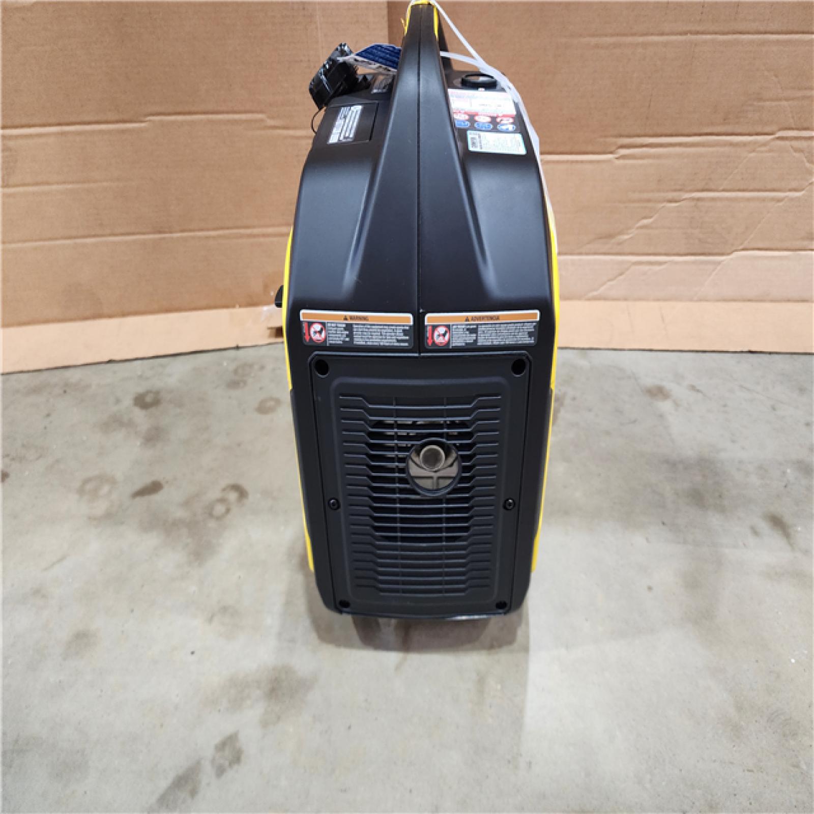 HOUSTON LOCATION - AS - IS CHAMPION 4500/3500-Watt Electric Start Gasoline/Propane Powered Dual Fuel Inverter Generator with Quiet Technology and CO Shield