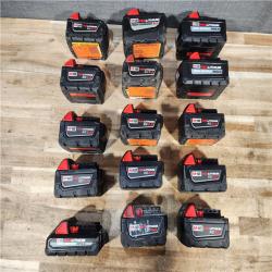 HOUSTON LOCATION - AS - IS MILWAUKEE BATTERY PACK QTY - 15