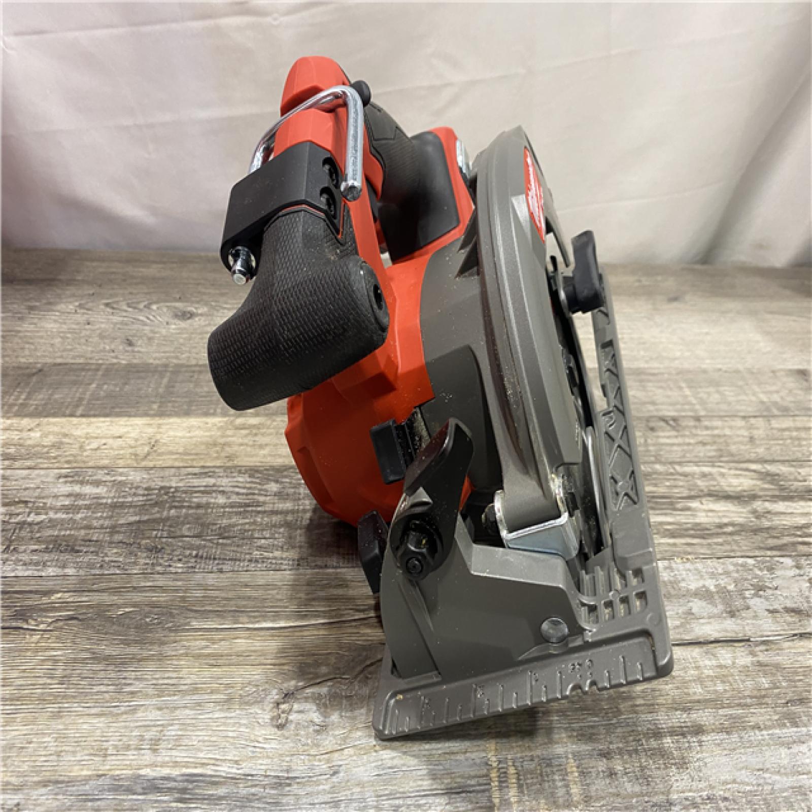 AS-IS Milwaukee FUEL 18V Lithium-Ion Brushless Cordless 6-1/2 in. Circular Saw (Tool-Only)