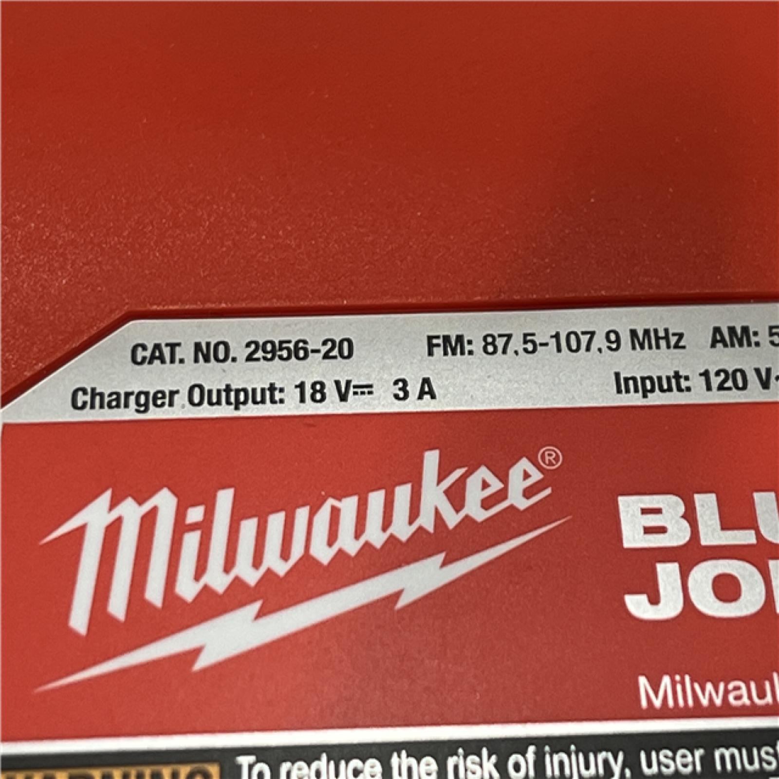 AS-IS Milwaukee Lithium-Ion Cordless PACKOUT Jobsite Radio/Speaker with Built-In Charger