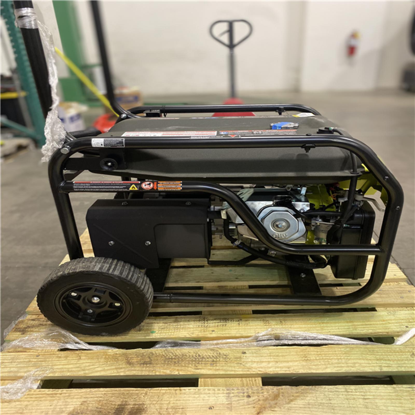 Dallas Location - As-Is RYOBI 6800-Watt  Gasoline Powered Portable Generator