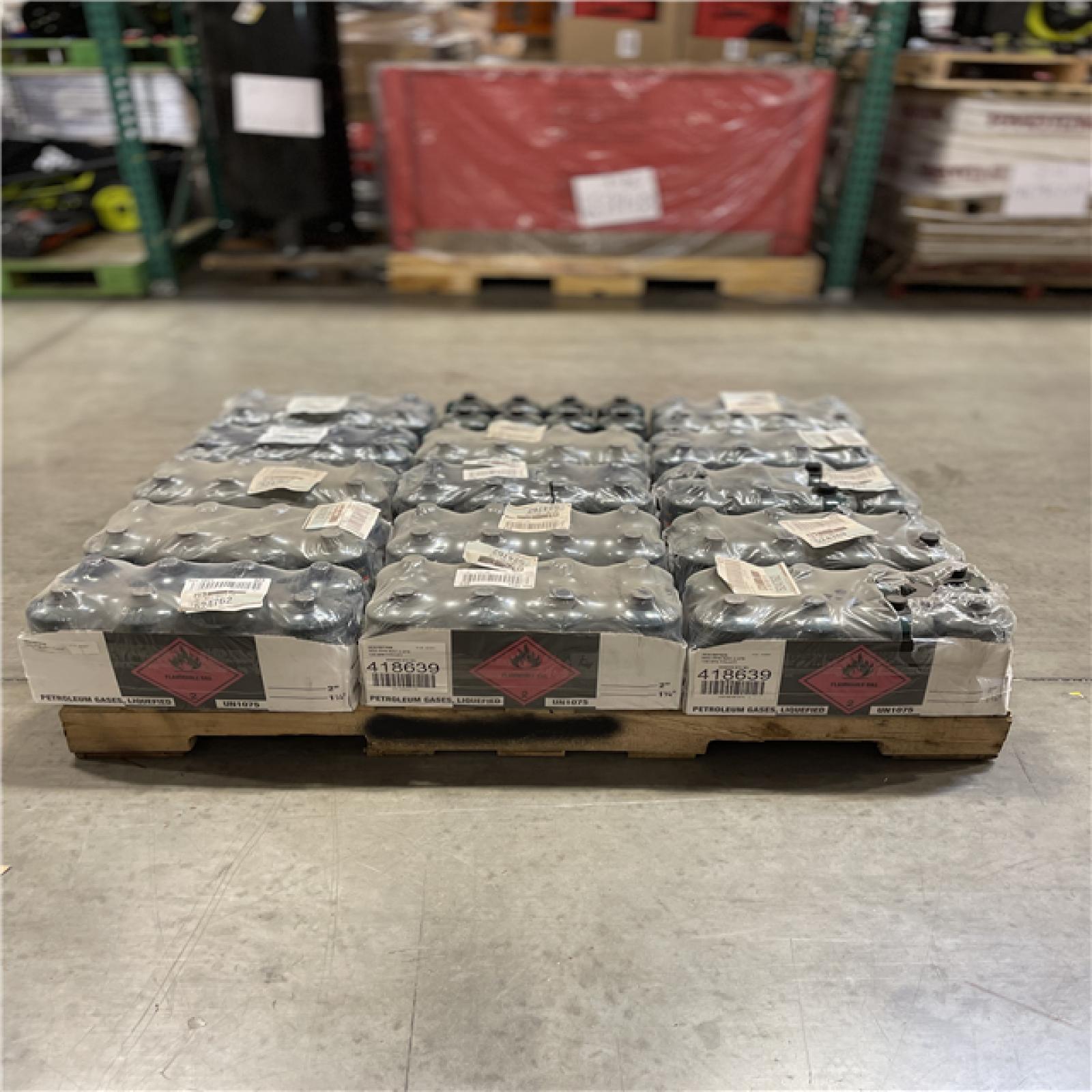 DALLAS LOCATION- NEW!- Bernzomatic 8-Pack 16 Oz Propane Cylinders PALLET (15 UNITS)