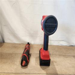 AS-IS- Milwaukee 12/18V Lithium-Ion Cordless 3/8 in. Ratchet and 1/2 in. High Torque Impact Wrench with Friction Ring Combo Kit