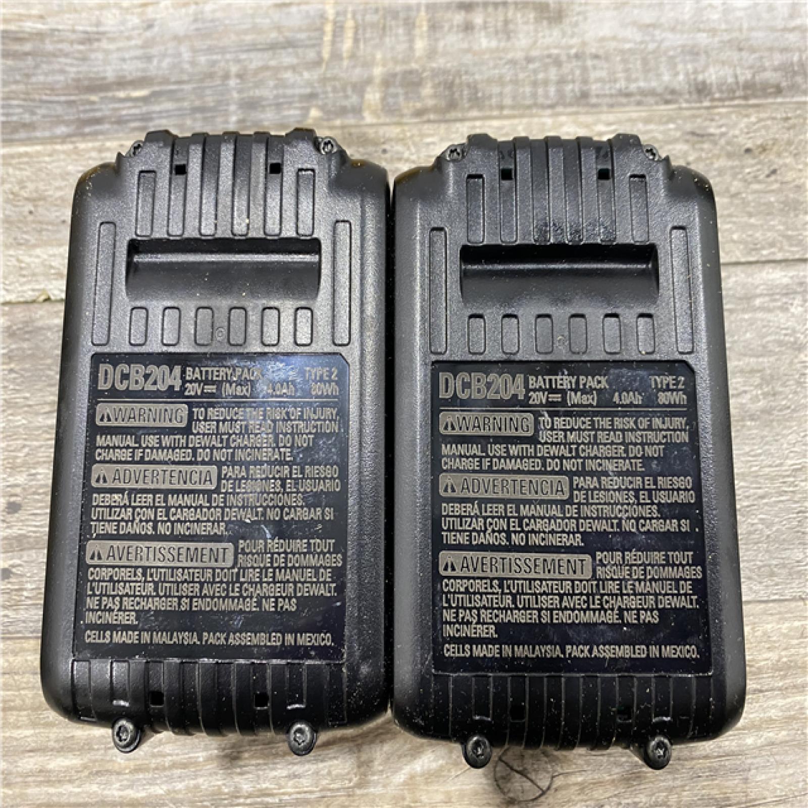 AS-IS DEWALT 20V MAX XR Hammer Drill and ATOMIC Impact Driver 2 Tool Cordless Combo Kit