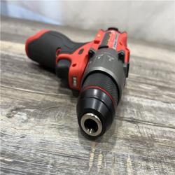 AS-IS Milwaukee FUEL 12V Lithium-Ion Brushless Cordless 1/2 in. Drill Driver (Tool-Only)