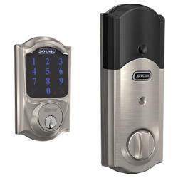 NEW! - Schlage Connect Smart Deadbolt with Camelot Trim, Z-Wave Plus Enabled